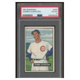 Johnny Klippstein 1951 Bowman PSA 4 Graded Basebal