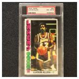 Lucius Allen 1976 Topps Basketball Card PSA 8 Grad