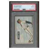 Johnny Sain 1951 Bowman PSA 4 Graded Baseball Card
