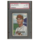 Duane Pillette 1951 Bowman PSA 4 Graded Baseball C