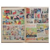 Mickey Mantle 1952 Newspaper Comic in full color,