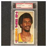 Caldwell Jones 1976 Topps Basketball Card PSA 8 Gr