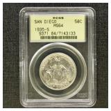 US Coins 1935-S San Diego Commemorative Silver Hal