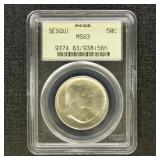 US Coins 1926 Sesquicentennial Commemorative Silve
