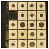 US Coins 15 Indian Head Cents, circulated