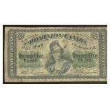 Canada Fractional Currency 1870 SHIPLASTER 25 cent