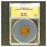 US Coins 1931-S  Lincoln Cent Graded EF40 Details