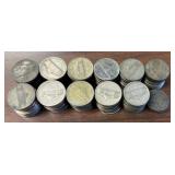 US Silver Coins Wartime Jefferson Silver Nickels,