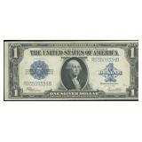 US Paper Money 1923 $1 Bill "Horse Blanket" some l