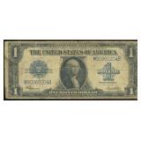 US Paper Money 1923 $1 Bill "Horse Blanket" with s