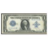 US Paper Money 1923 $1 Bill "Horse Blanket" some s