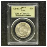 US Coins 1936 Cleveland Commemorative Silver Half