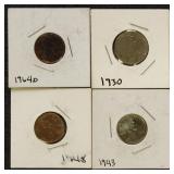 US Coins Small Group of Pennies and Nickels includ