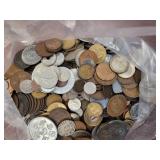 Worldwide Coins 4+ Pounds mix of mostly 20th centu