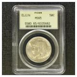 US Coins 1936 Elgin Commemorative Silver Half Doll