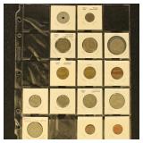 Worldwide Coins G-I Countries in flips, part of an