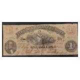 VA Obsolete Currency $1 Treasury Note VT03-12 Civi