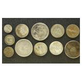 Philippines Coins Group of 11 Silver Coins from th