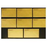 US Coins 1962 Proof Sets group of 8, 7 still seale