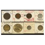 Worldwide Coins Group of 20+ in flips with identif