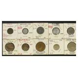Worldwide Coins Group of 20+ in flips with identif