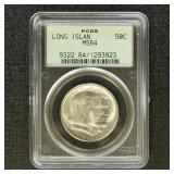 US Coins 1936 Long Island Commemorative Silver Hal