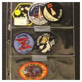 NASA Patches Collection on pages, 35+ includes off