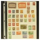 China ROC Stamps Mint Hinged and Used on 2 pages,