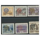 Austria Stamps #B87-B92 Mint NH 1931 set CV $550