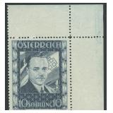 Austria Stamps #380 Mint NH corner margin CV $1100