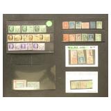 Italy & States Stamps on Dealer Cards, huge CV, un
