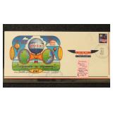 1987 Balloon Cover signed by Pilot & Co-pilot, Ply