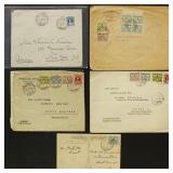 Vatican City Stamps Covers, nice early postal hist
