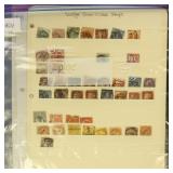 Worldwide Stamps on mix of pages, Mint Hinged & Us