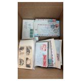 US Postal History in Bankers Box includes First Da