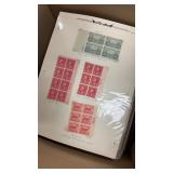 US Stamps 1930s-1970s Early mint plate blocks, the