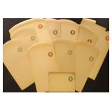 US Stamps 1880s-1930s Wrappers Unfolded Mint Posta