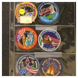 NASA Patches Collection on pages, 35+ includes off