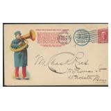 US Stamps 1907 Color Advertising Cover "Write to m