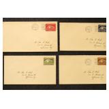 US Stamps 1932 Washington Bicentennial Lot includi