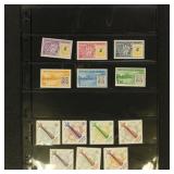 South & Latin America Stamps on Vario pages, Used