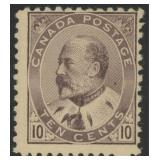 Canada Stamps #93 Mint Hinged CV $400+