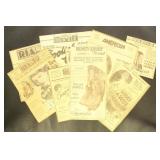 Silent movie newspaper advertisements, 1910 Primer Silent movie newspaper advertisements, 1910 Primer