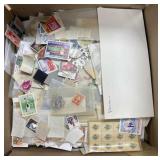 Worldwide Stamps Large Flat Rate Box of stamps in Worldwide Stamps Large Flat Rate Box of stamps in