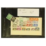 Germany Stamps on cards, includes partial set of # Germany Stamps on cards, includes partial set of #
