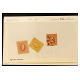 Worldwide Stamps on Dealer Cards/Glassines, better Worldwide Stamps on Dealer Cards/Glassines, better