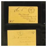Stampless Covers/Folded Letters group of 10, mid 1 Stampless Covers/Folded Letters group of 10, mid 1