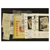 Monaco Stamps in glassines with lots of variety, M Monaco Stamps in glassines with lots of variety, M