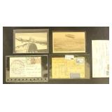 Zeppelin Lot of Germany & US Postcards and Covers Zeppelin Lot of Germany & US Postcards and Covers