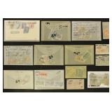 Italy & Colonies Stamps in glassines with lots of Italy & Colonies Stamps in glassines with lots of